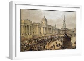 Edward VII, Prince of Wales and Princess Alexandra of Denmark's Wedding Procession-Robert Charles Dudley-Framed Giclee Print