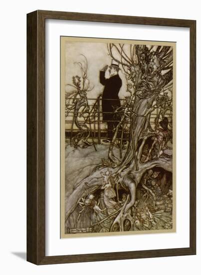 Edward VII, Rackham-Arthur Rackham-Framed Art Print