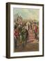 Edward VII Surrounded by His Loyal Subjects from All Parts of the British Empire-null-Framed Art Print