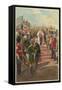 Edward VII Surrounded by His Loyal Subjects from All Parts of the British Empire-null-Framed Stretched Canvas