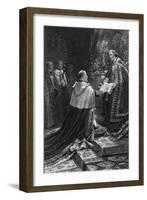 Edward VII Taking the Oath, 1902-Samuel Begg-Framed Giclee Print