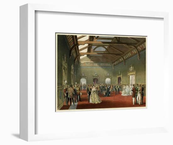 Edward VII, Wedding 1863-null-Framed Art Print