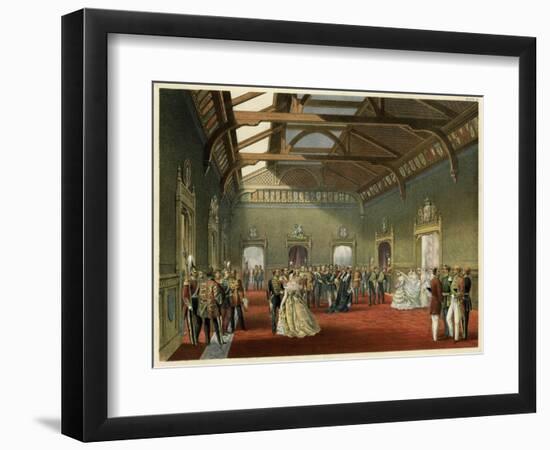 Edward VII, Wedding 1863-null-Framed Art Print
