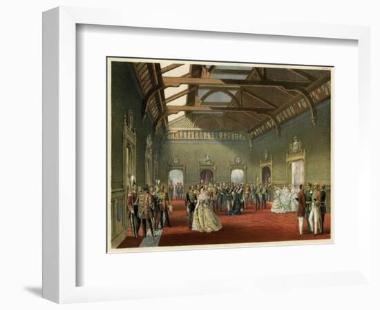 Edward VII, Wedding 1863-null-Framed Art Print