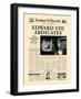 Edward VIII Abdicates-The Vintage Collection-Framed Art Print