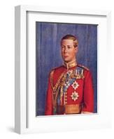 Edward VIII, Illustration from 'His Majesty King Edward VIII', Published 1936-Herbert Vandyk-Framed Giclee Print