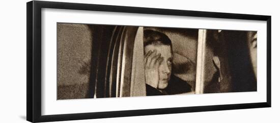 Edward VIII leaving Windsor Castle, after his abdication speech, 11 December, 1936-Unknown-Framed Photographic Print