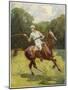 Edward VIII on the Polo Field-null-Mounted Art Print