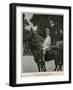 Edward VIII Rides-Maurice Greiffenhagen-Framed Art Print