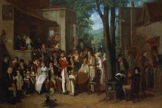 A Recruiting Party, 1822-Edward Villiers Rippingille-Stretched Canvas