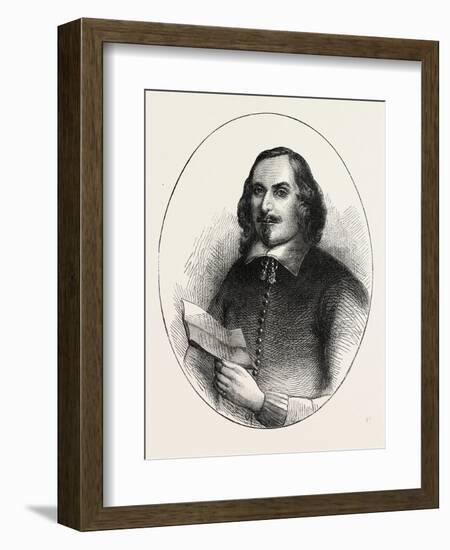 Edward Winslow, He Was a Separatist Who Traveled on the Mayflower in 1620, USA, 1870S-null-Framed Giclee Print