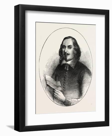 Edward Winslow, He Was a Separatist Who Traveled on the Mayflower in 1620, USA, 1870S-null-Framed Giclee Print