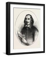 Edward Winslow, He Was a Separatist Who Traveled on the Mayflower in 1620, USA, 1870S-null-Framed Giclee Print