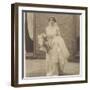 Edwardian Blushing Bride-null-Framed Photographic Print