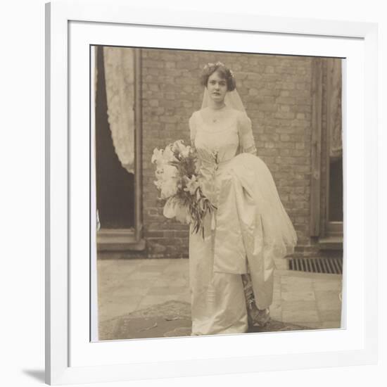 Edwardian Blushing Bride-null-Framed Photographic Print