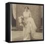 Edwardian Bride Photo-null-Framed Stretched Canvas