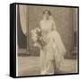 Edwardian Bride Photo-null-Framed Stretched Canvas