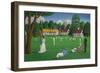 Edwardian Cricket, 1986 (Acrylic on Canvas)-Larry Smart-Framed Giclee Print