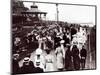 Edwardian Ladies and Gentleman Walk up and Down the Promenade, 1905-null-Mounted Photographic Print