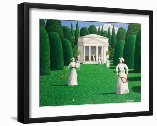 Edwardian Ladies Playing Tennis, 1978-Larry Smart-Framed Giclee Print