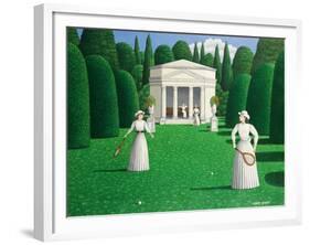 Edwardian Ladies Playing Tennis, 1978-Larry Smart-Framed Giclee Print