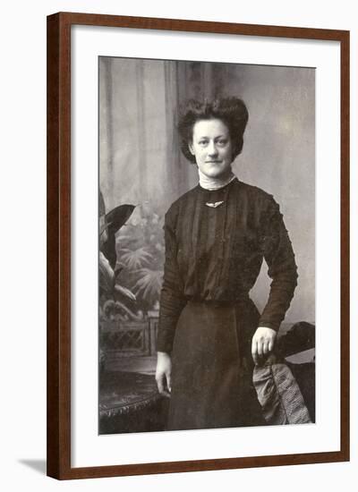 Edwardian Lady-null-Framed Photographic Print