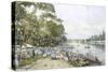 Edwardian Summer, Henley Regatta, c.1908-John Sutton-Stretched Canvas