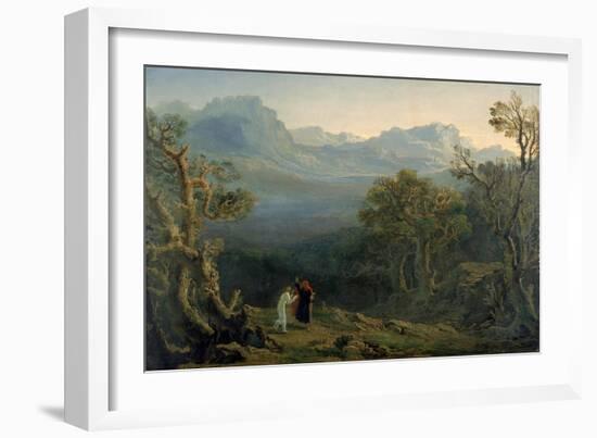 Edwin and Angelina, 1816-John Martin-Framed Giclee Print