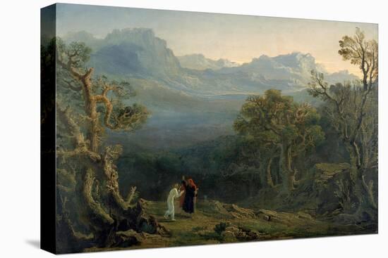 Edwin and Angelina, 1816-John Martin-Stretched Canvas