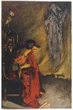 Julius Caesar, Act IV Scene III: Brutus and the Ghost-Edwin Austin-Framed Art Print