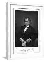 Edwin Booth, Actor-Alonzo Chappel-Framed Art Print