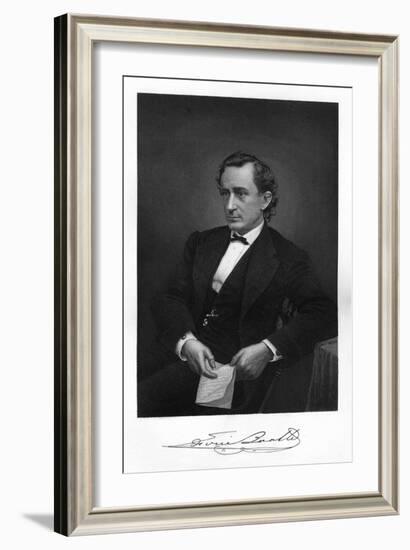 Edwin Booth, Actor-Alonzo Chappel-Framed Art Print