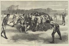 A Match at Football, the Last Scrimmage-Edwin Buckman-Framed Giclee Print