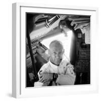 Edwin 'Buzz' Aldrin (1930-)-Neil Armstrong-Framed Photographic Print