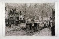 A Timberyard on the Wey, Guildford-Edwin Edwards-Framed Stretched Canvas