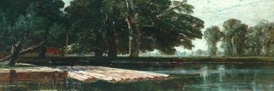 The Pond (River Scene)-Edwin Ellis-Giclee Print