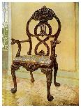 Mahogany Armchair, Style of Chippendale, 1911-1912-Edwin Foley-Giclee Print