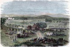 The Battle of Gettysburg - View from the Summit of Little Round Top on the Evening of July 2, 1863-Edwin Forbes-Giclee Print