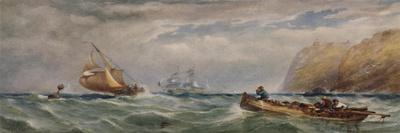 Fishing, Trawlers Returning to Port, Great Yarmouth-Edwin Hayes-Giclee Print