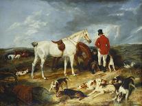 Richard Cavendish with 'spot', the 6th Duke of Devonshire's Italian Greyhound, C.1828-Edwin Henry Landseer-Giclee Print