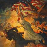 Carry On! Buy Liberty Bonds to Your Utmost-Edwin Howland Blashfield-Framed Art Print