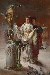 Where Columbia Sets Her Name-Edwin Howland Blashfield-Stretched Canvas