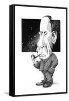 Edwin Hubble, US Astronomer-Gary Gastrolab-Framed Stretched Canvas