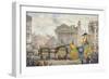 Edwin Hughes Passing the Royal Exchange, City of London, 1847-null-Framed Giclee Print