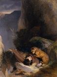 Whos to Have the Stick, 1820-Edwin Landseer-Giclee Print