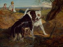 Whos to Have the Stick, 1820-Edwin Landseer-Giclee Print