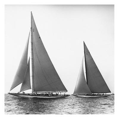 Sailboats in the America's Cup, 1934