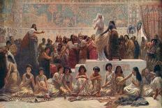 The Babylonian Marriage Market-Edwin Long-Giclee Print