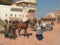 One Thousand and One Nights, the Porter of Bagdad, C.1900-Edwin Lord Weeks-Giclee Print