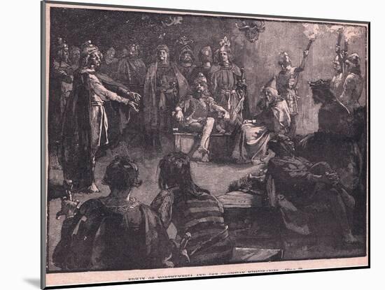 Edwin of Northumbria and the Christian Missionaries-Charles Ricketts-Mounted Giclee Print